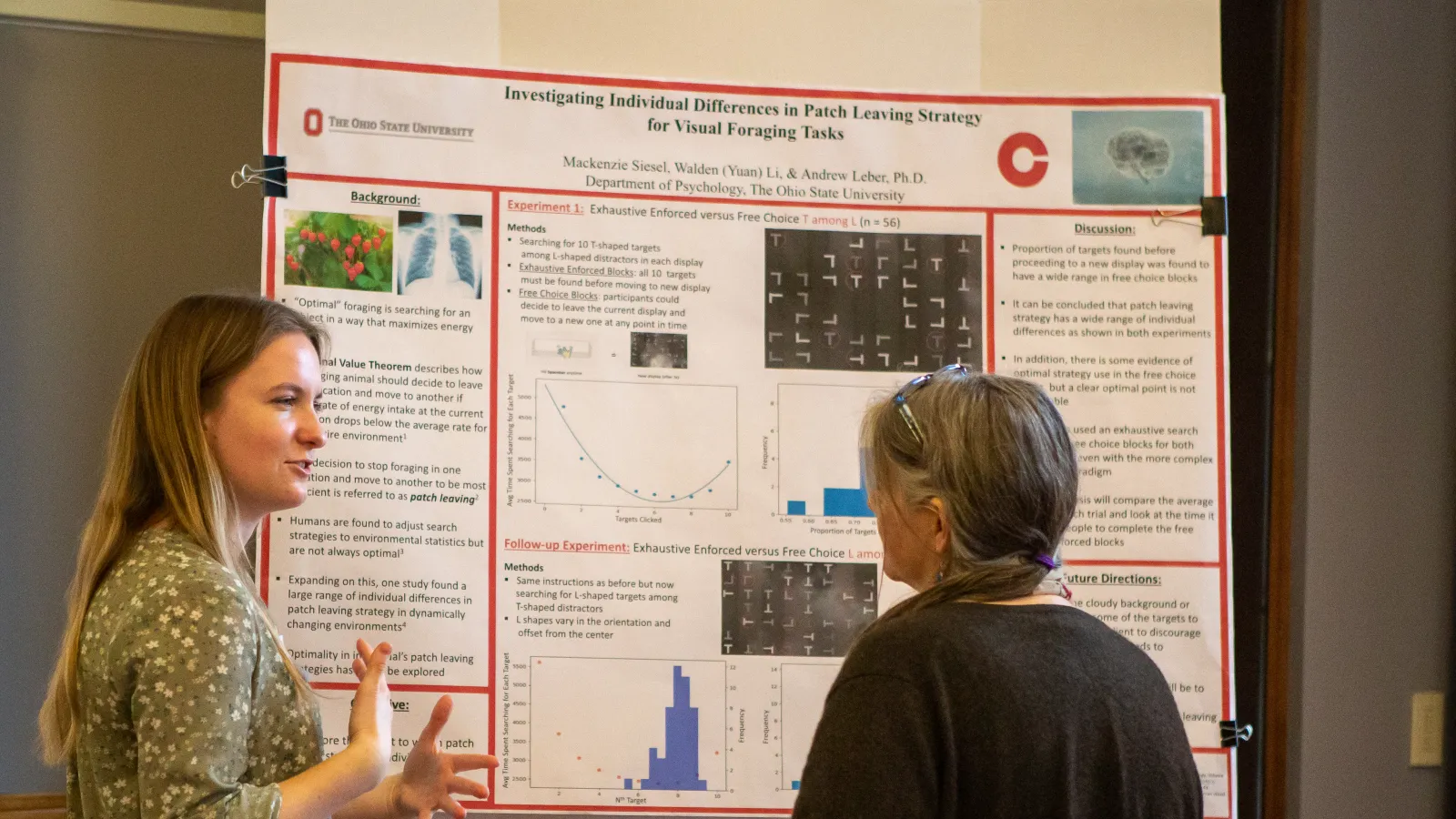 Undergraduate presenters at the 2023 CCBS poster session
