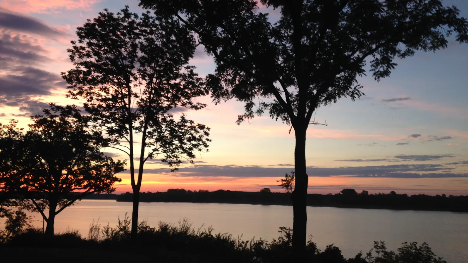 sunset at the retreat